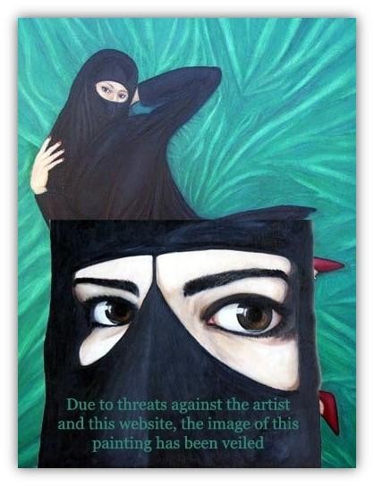 cartoon veiled prostitute