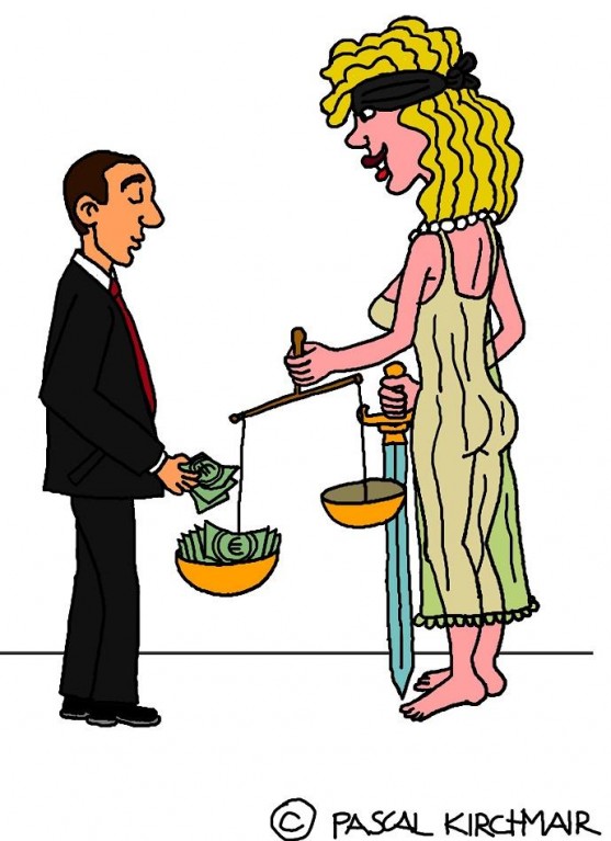 corruption cartoon Korruption